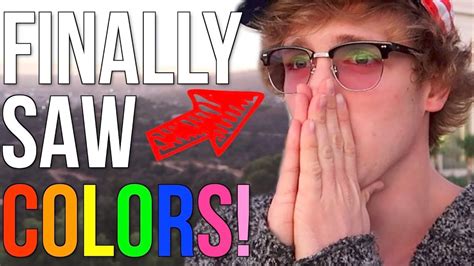 logan paul colorblind glasses|paul color blind controversy.